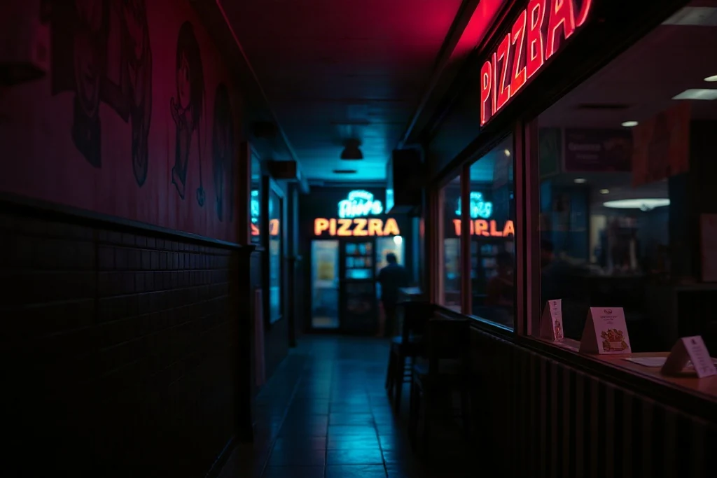 Detalle ambientado del universo de FNaF Shooter