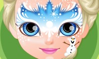 Baby Frozen Face Painting